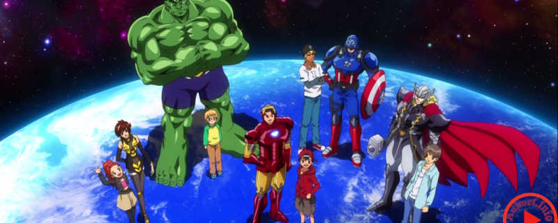 Banner Phim Marvel Disk Wars: The Avengers (Biệt Đội Siêu Anh Hùng)