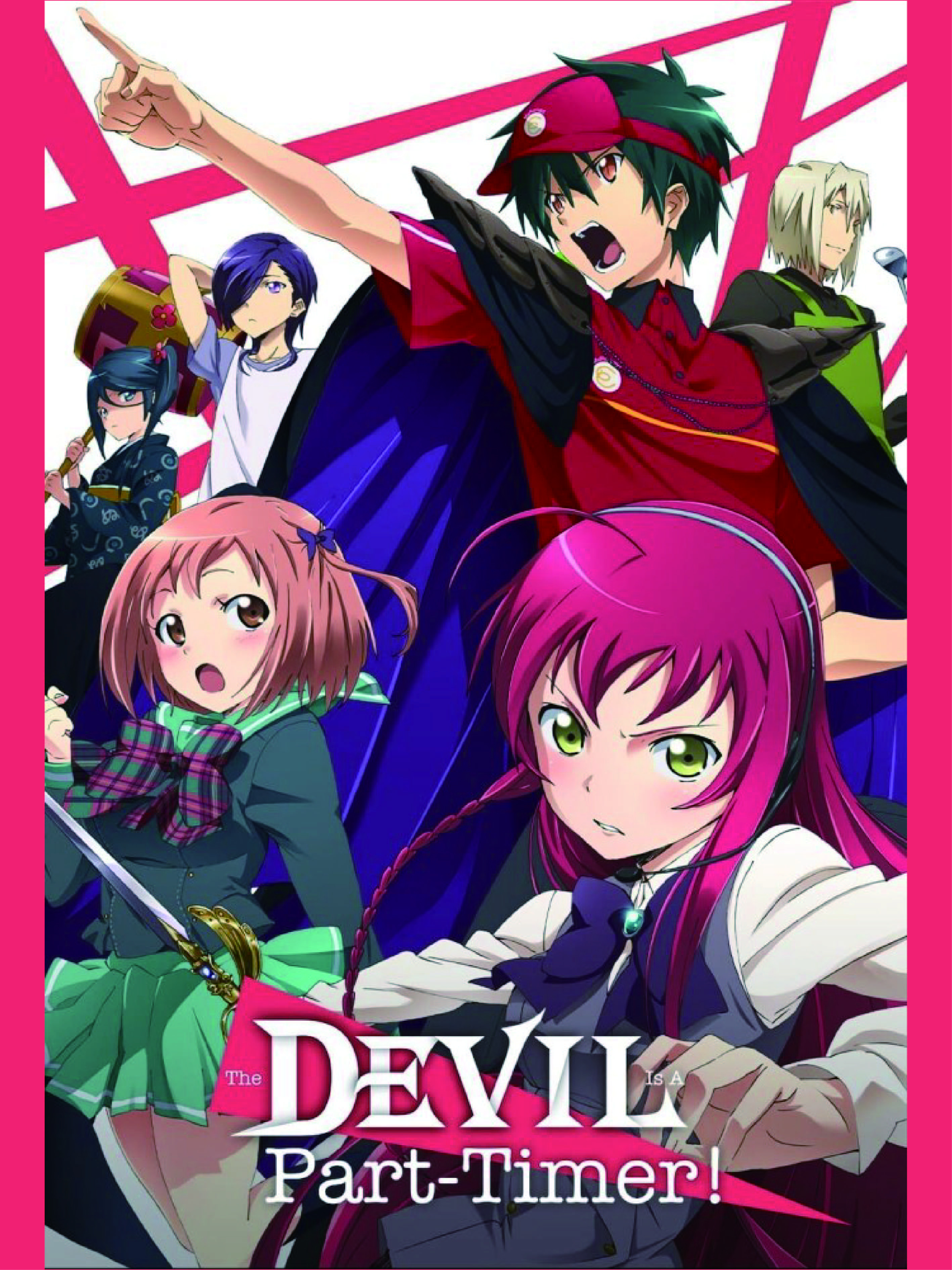 Poster Phim Ma Vương Đi Làm (The Devil Is a Part-Timer!, Hataraku Maou-sama!)