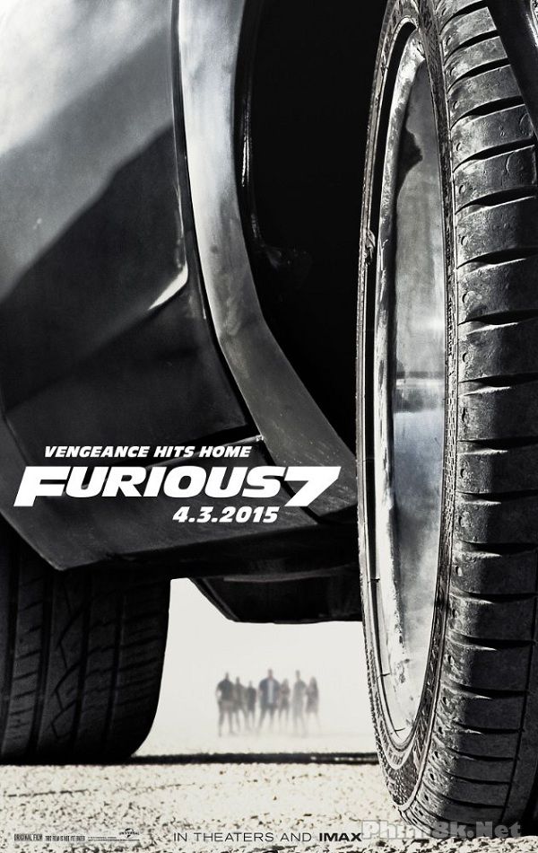 Poster Phim Quá Nhanh Quá Nguy Hiểm 7 (Fast & Furious 7)