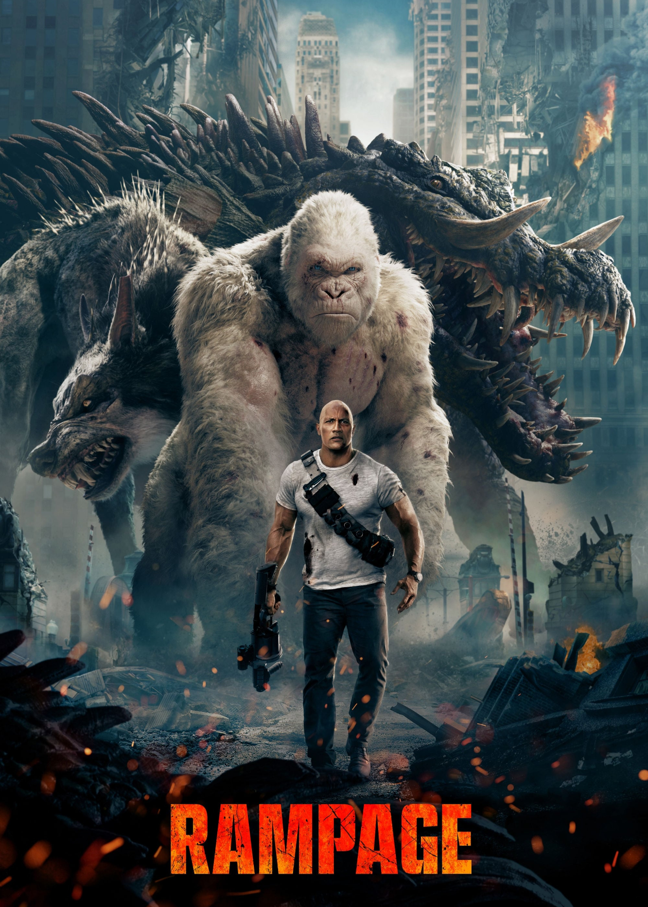 Poster Phim Siêu Thú Cuồng Nộ (Rampage)