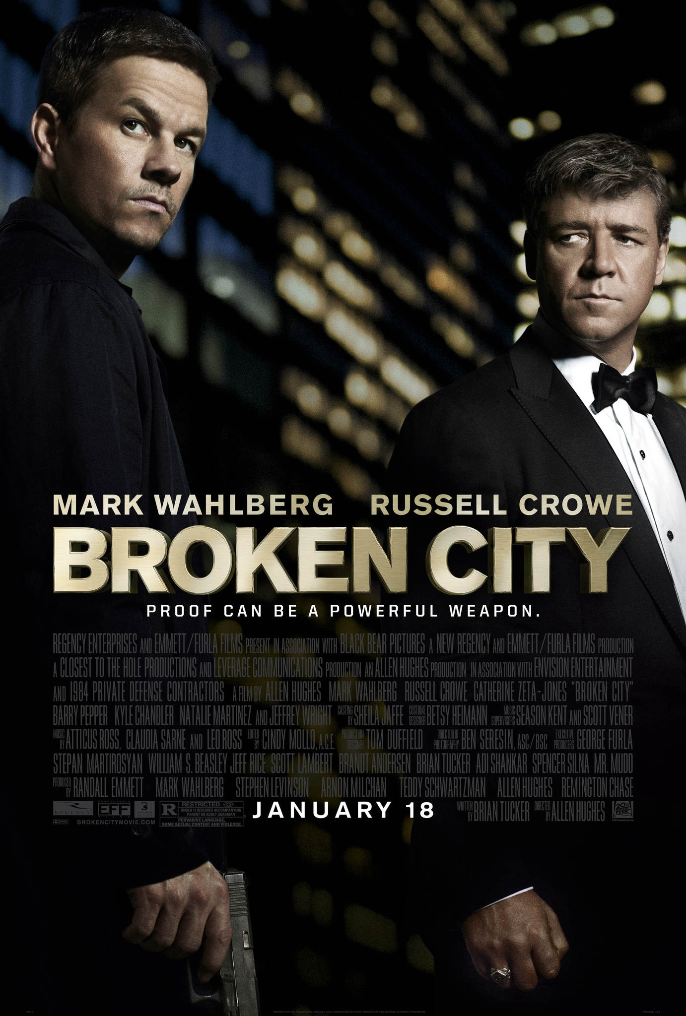 Poster Phim Thành Phố Tội Lỗi (Broken City 2013)