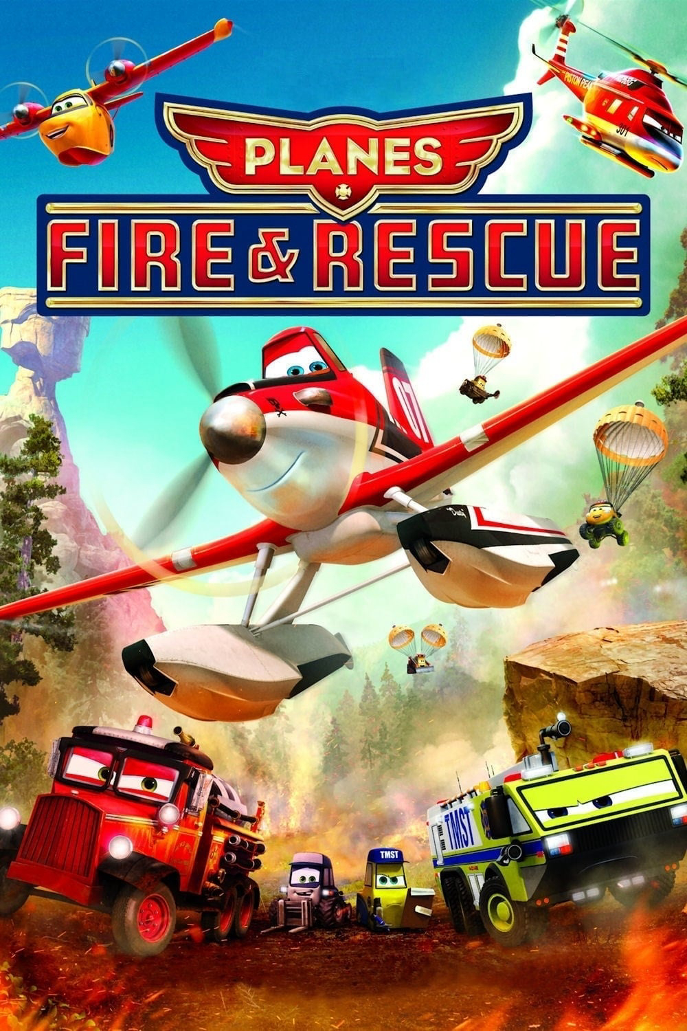 Poster Phim Thế Giới May Bay: Anh Hùng & Biển Lửa (Planes: Fire & Rescue)